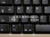Black Mac Function Keys Keyboard Stickers White (OEM)